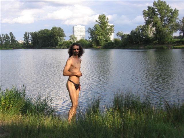 badestring am see