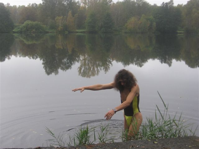 Men string Tanga am see