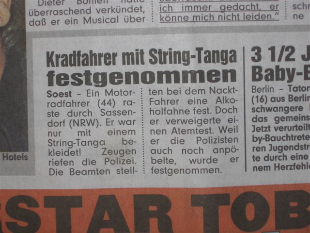 Tanga bildzeitung