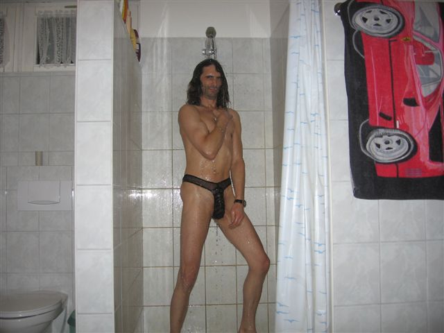 brief dusche