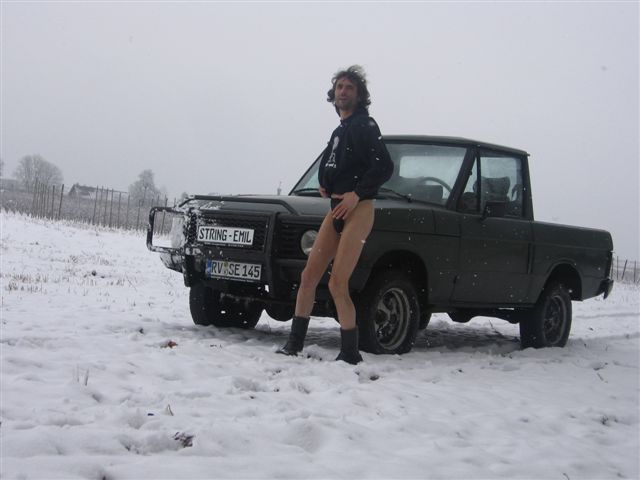 bikinimode im schnee