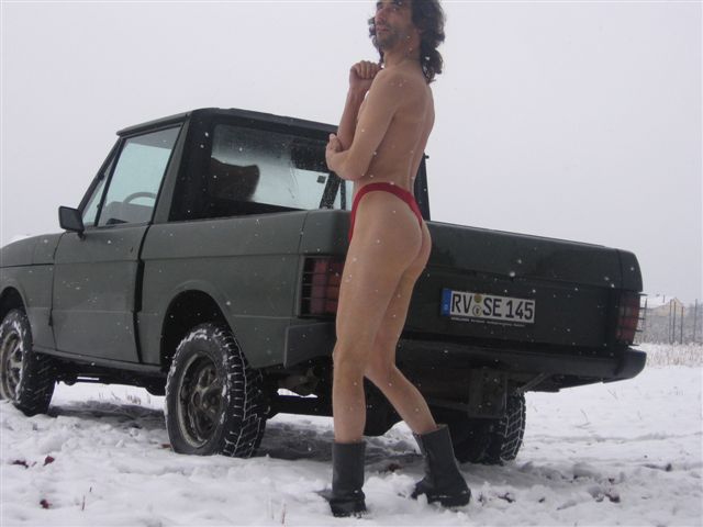 Badi im schnee