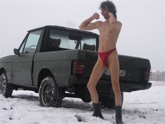 Engine im schnee