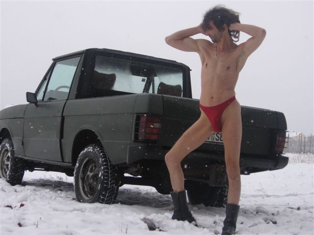 In der Schweiz im schnee