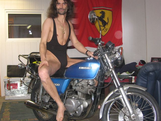 thong bikini motorrad