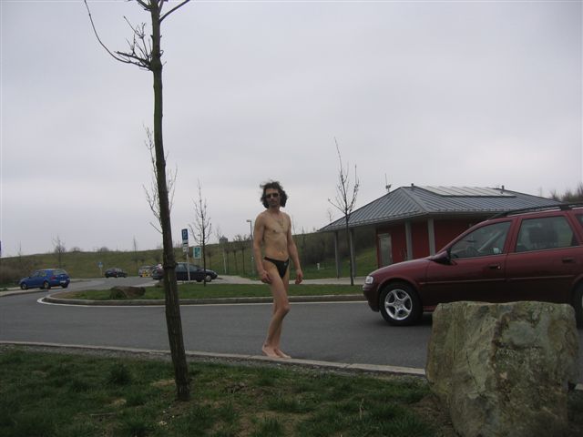Men string Tanga parkplatz 2007