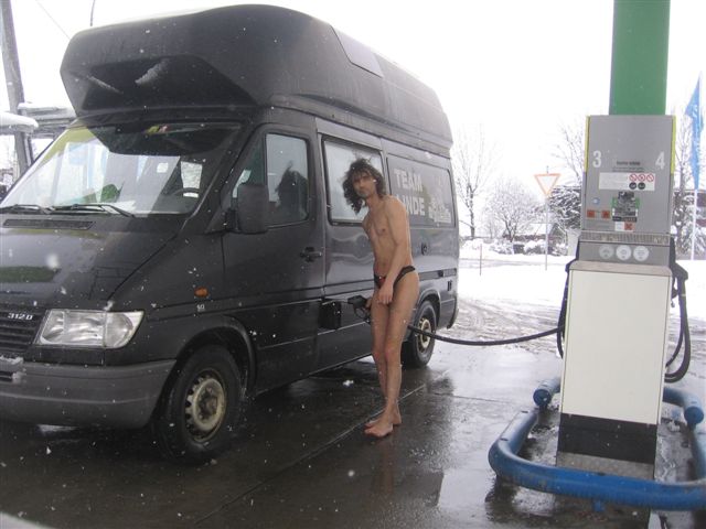 Swim tankstelle