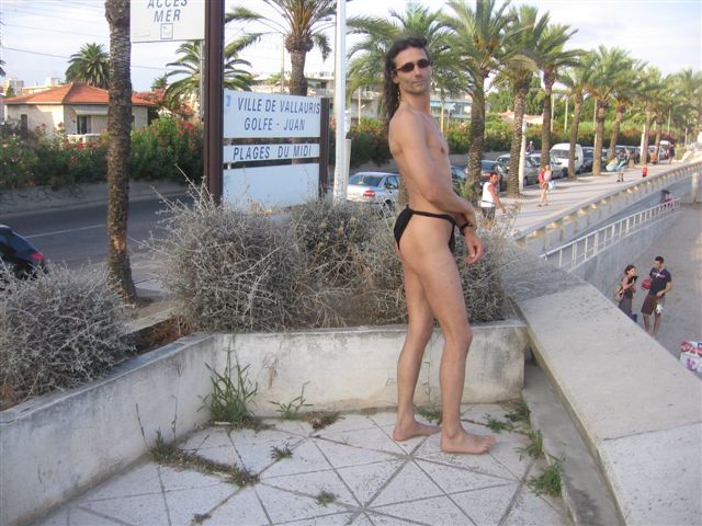 Men string Tanga urlaub 2010